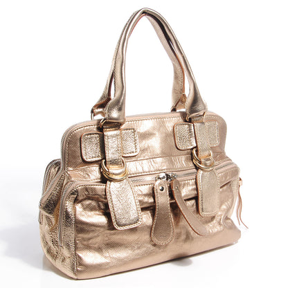 Chloe Lambskin Quilted Large Bay Tote Rose Gold 4 of 11