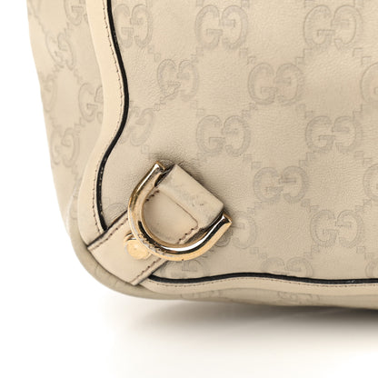 Gucci Guccissima Large Abbey Tote Off White 10 of 17