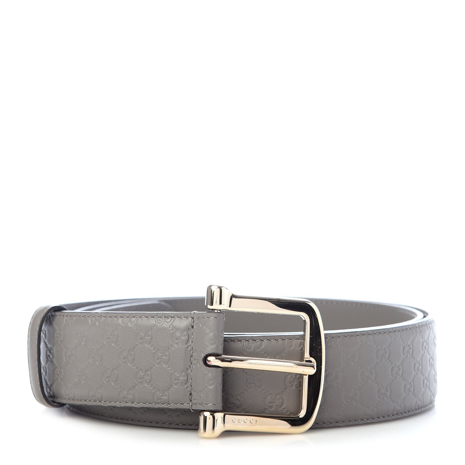 Gucci Soft Microguccissima Margaux Calfskin Belt 90 36 Loess 1 of 7