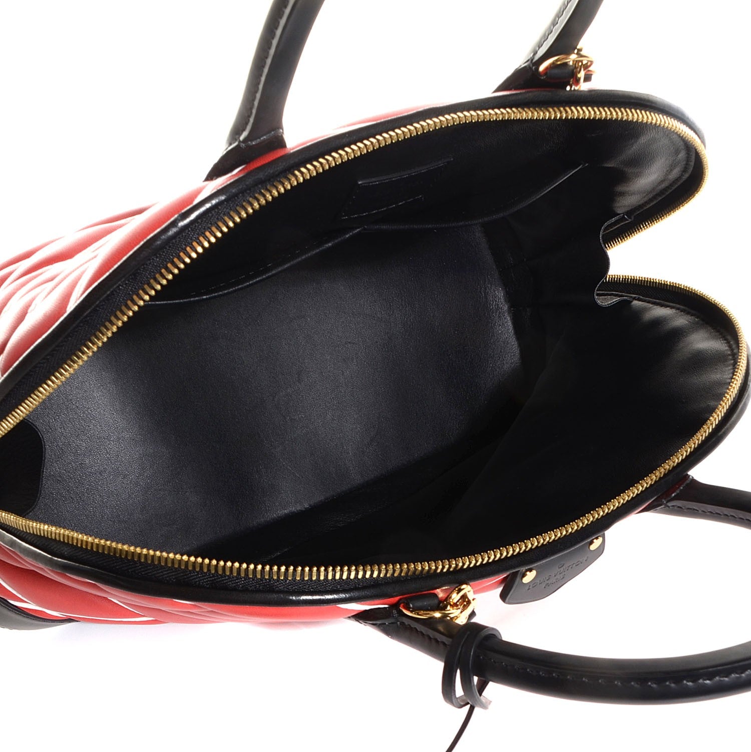 Louis Vuitton Lambskin Malletage Alma PM Red 5 of 7