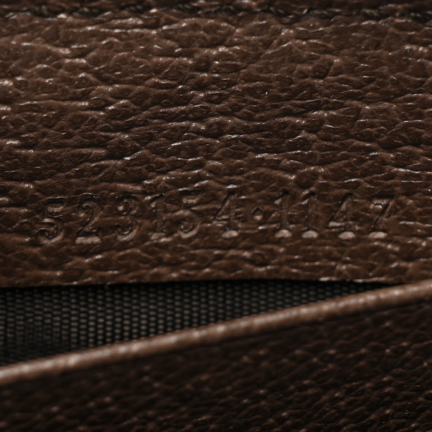 Gucci GG Supreme Monogram Web Ophidia Zip Around Wallet Brown 10 of 11
