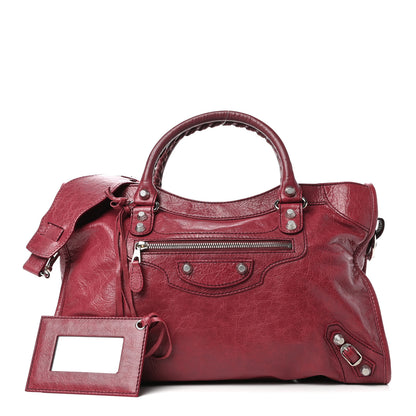 Balenciaga Agneau Giant 12 Silver Hardware City Cassis 1 of 9