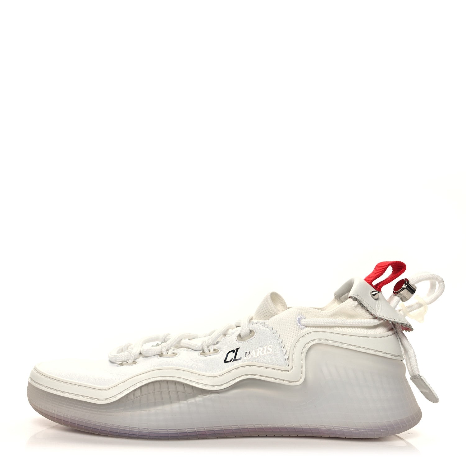 Christian Louboutin Calfskin Arpoador Donna Sneakers 37.5 White 1 of 8