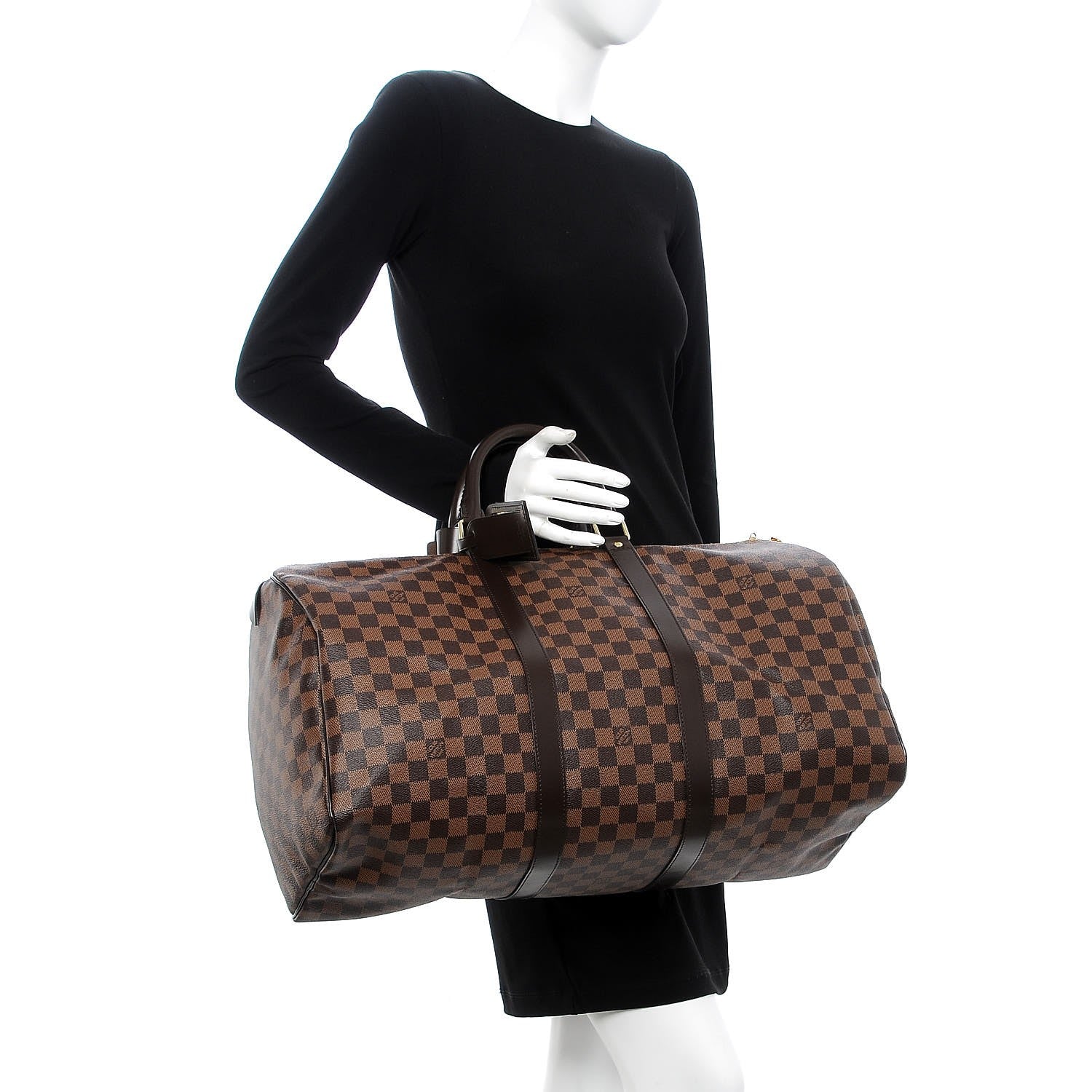 Louis Vuitton Damier Ebene Keepall 50 2 of 8
