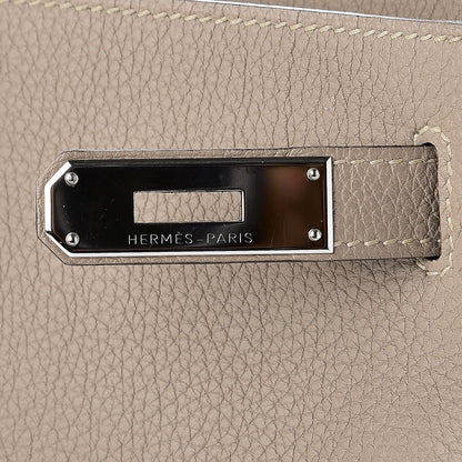 Hermes Taurillon Clemence Kelly Retourne 28 Gris Tourterelle 13 of 27
