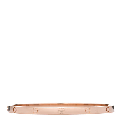 Cartier 18K Pink Gold Small LOVE Bracelet 16 2 of 5