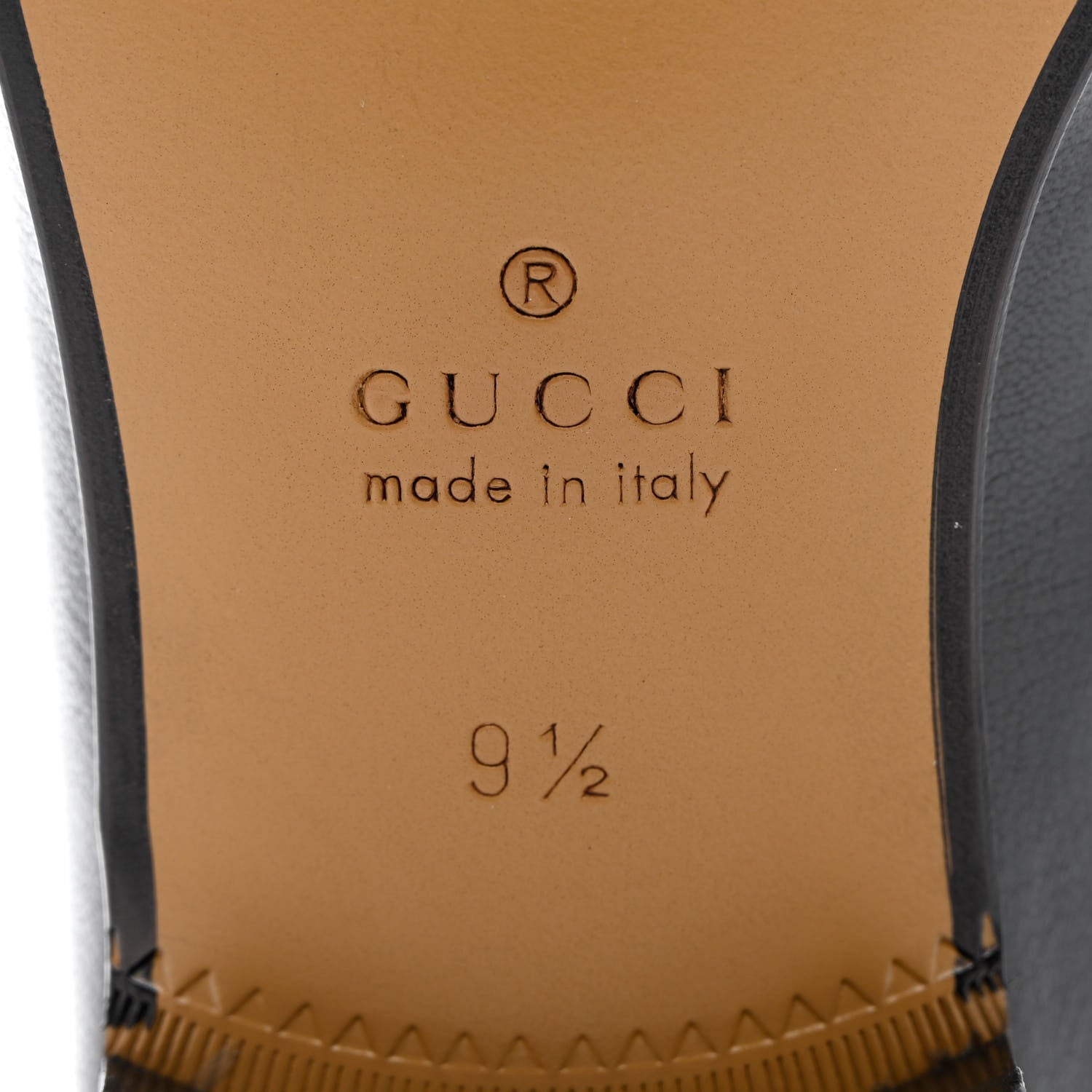 Gucci Goatskin Mens Horsebit Loafers 9.5 Black 8 of 12