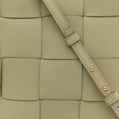 Bottega Veneta Lambskin Maxi Intrecciato North South Cassette Tote Travertine 7 of 9