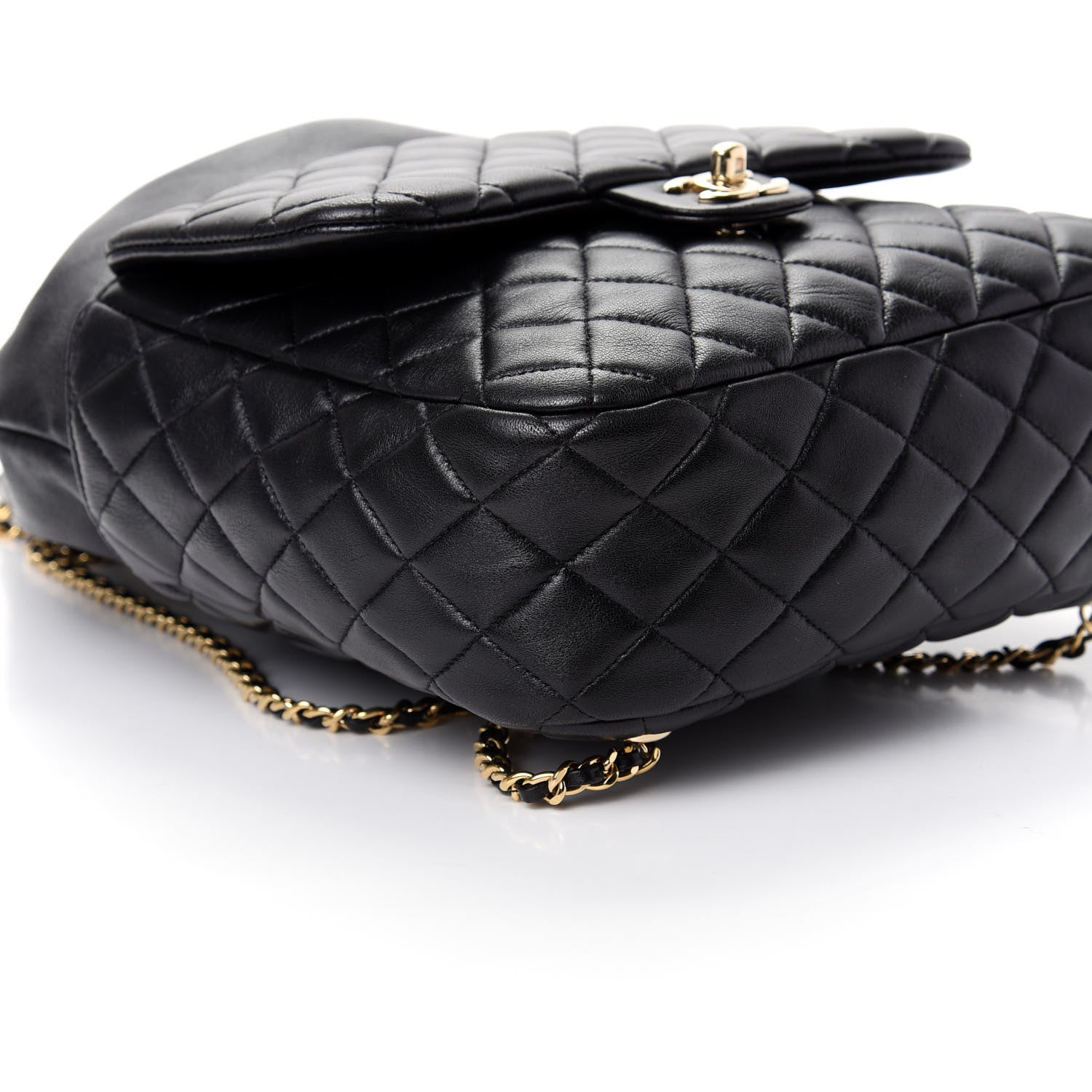 Chanel Lambskin Quilted Large In Seoul Backpack Navy 5 of 9