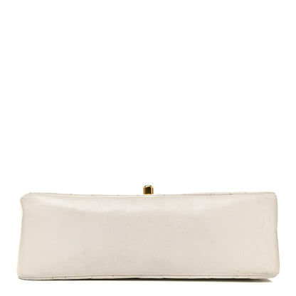 Chanel Lambskin Quilted Medium Single Flap White 20 of 24