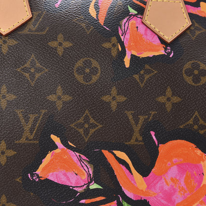 Louis Vuitton Monogram Roses Speedy 30 10 of 10