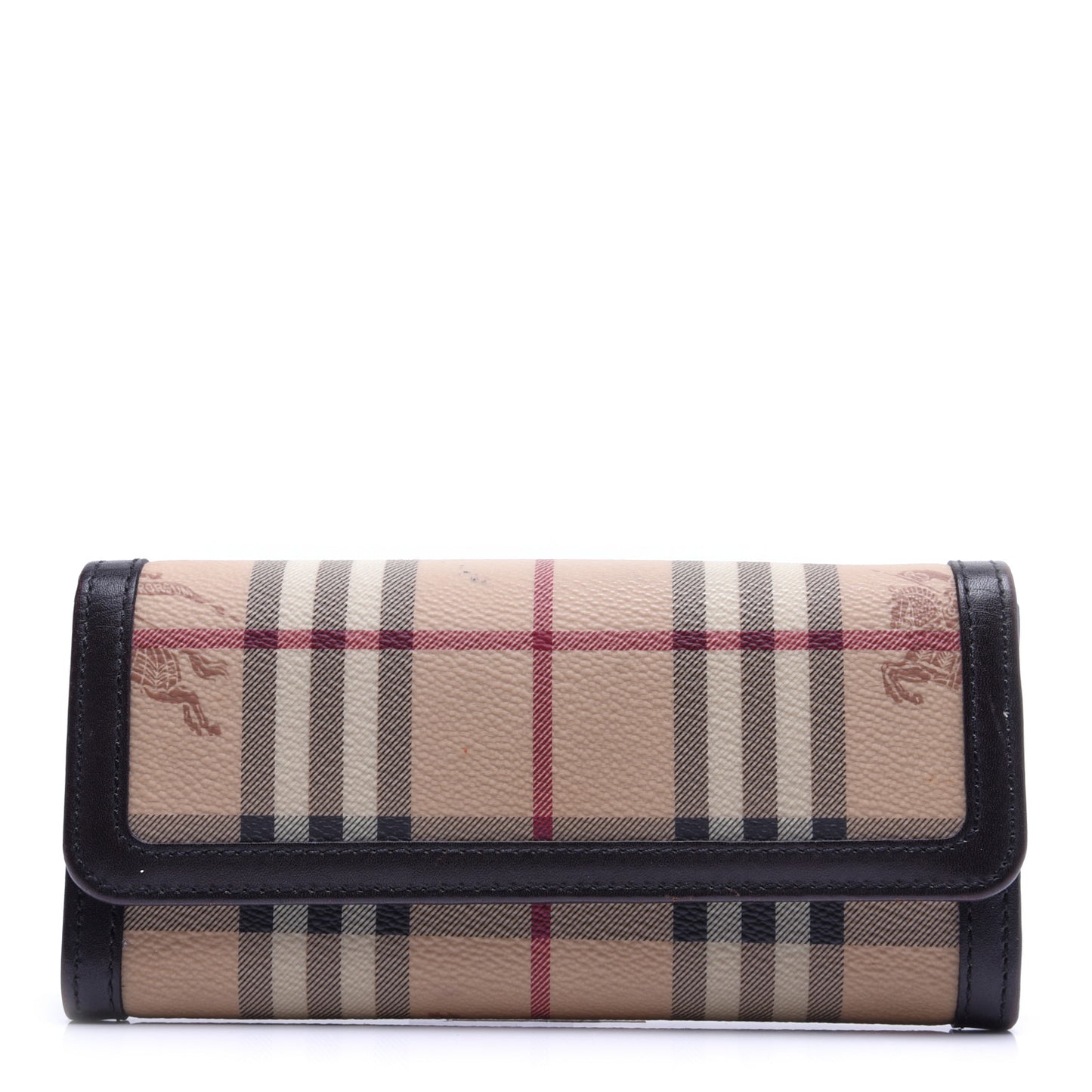 Haymarket Check Continental Wallet Brown