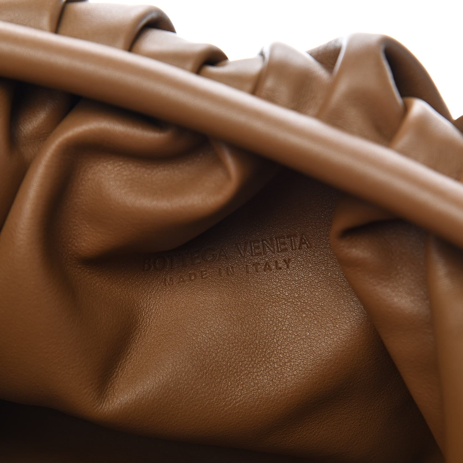 Bottega Veneta Smooth Butter Calf The Pouch Oversized Clutch Cammello 7 of 14