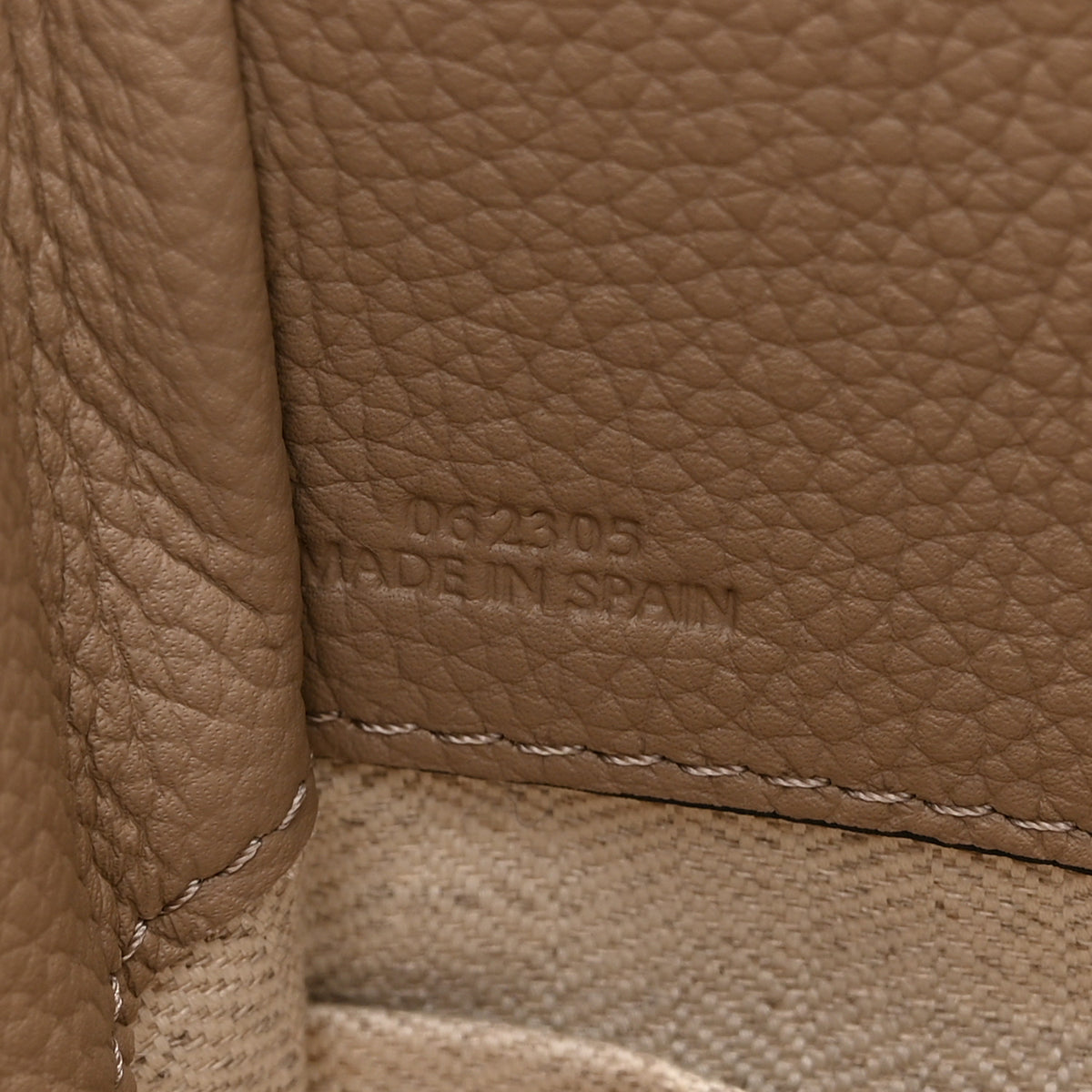 Loewe Calfskin Mini Hammock Shoulder Bag Sand Mink 7 of 10