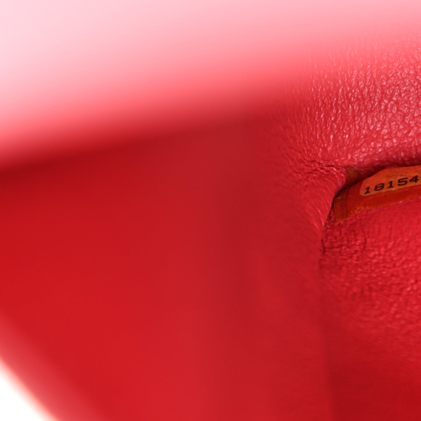 Iridescent Caviar Quilted Jumbo Double Flap Red