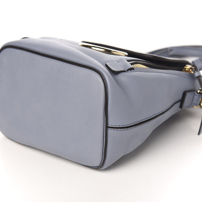 Chloe Suede Calfskin Mini Faye Backpack Washed Blue 8 of 9