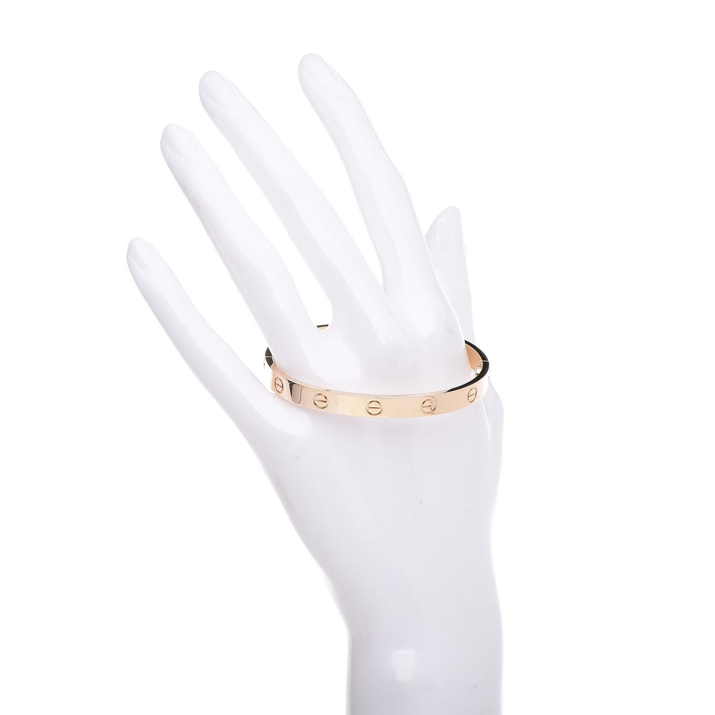 18K Yellow Gold LOVE Bracelet 17
