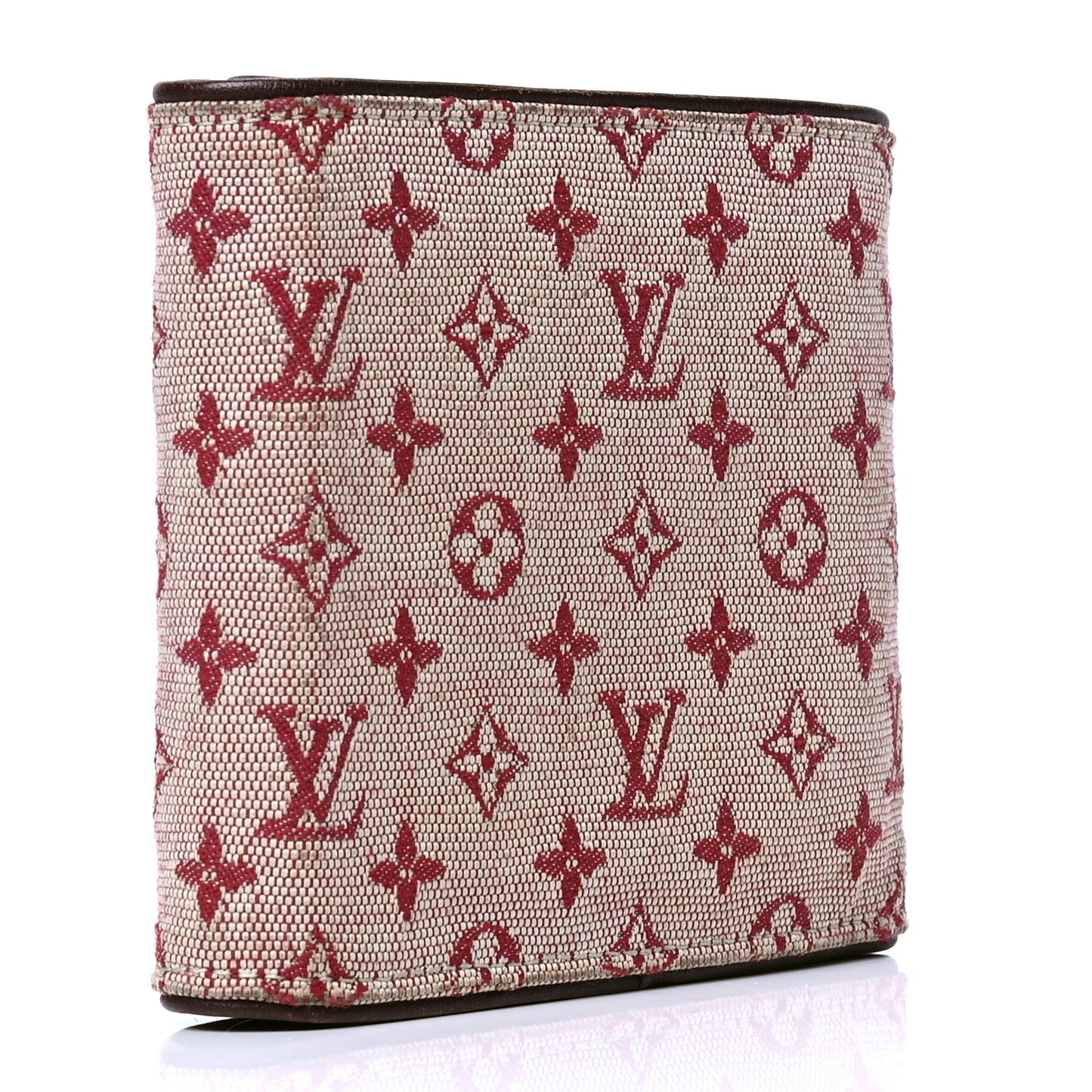 Mini Monogram Compact Wallet Cherry