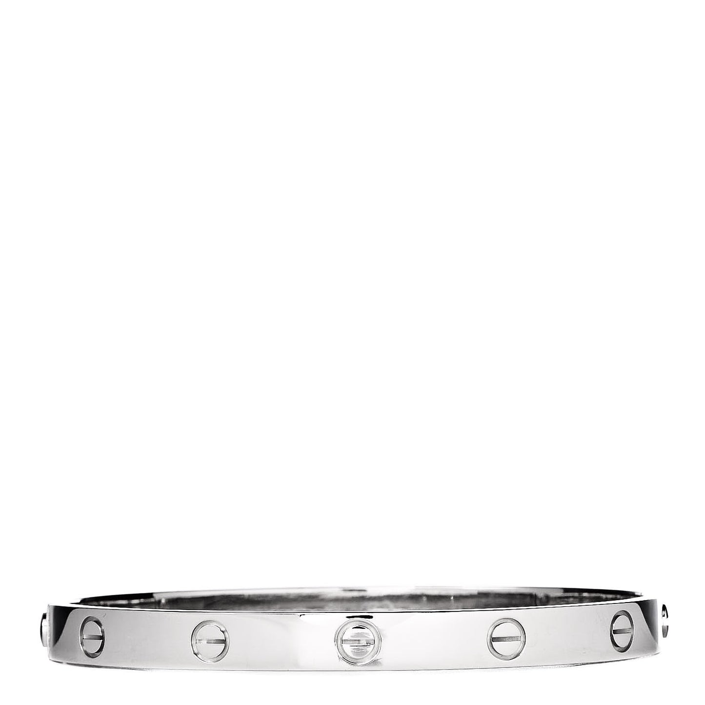 18K White Gold LOVE Bracelet 19