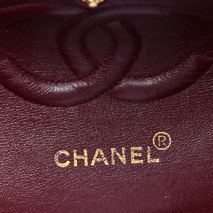 Chanel Lambskin Quilted Medium Double Flap Black 6 of 12