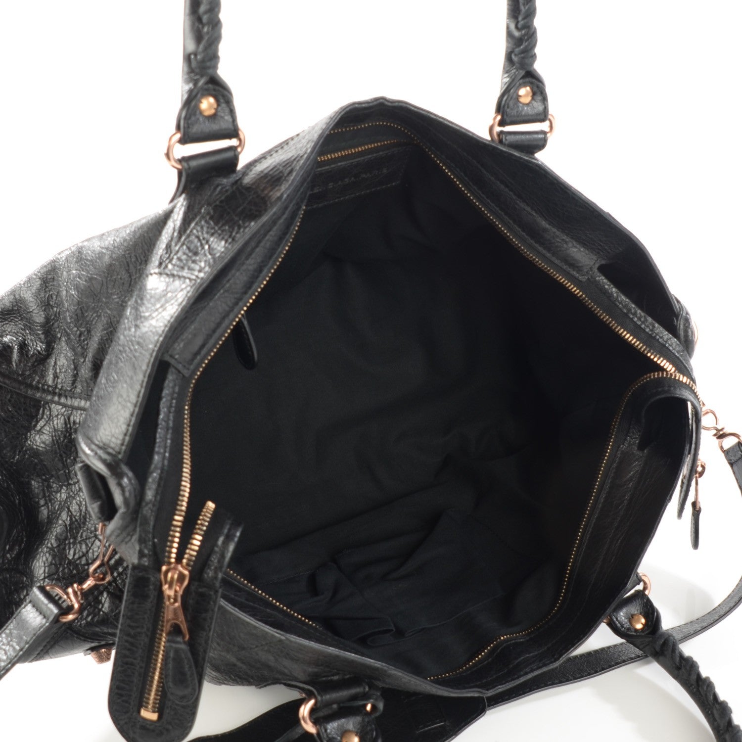 Balenciaga Agneau Giant 12 Rose Gold Hardware Part Time Black 5 of 8