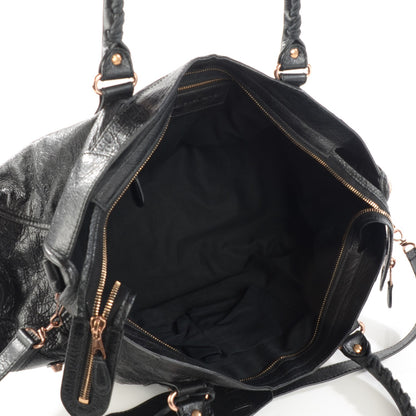 Balenciaga Agneau Giant 12 Rose Gold Hardware Part Time Black 5 of 8