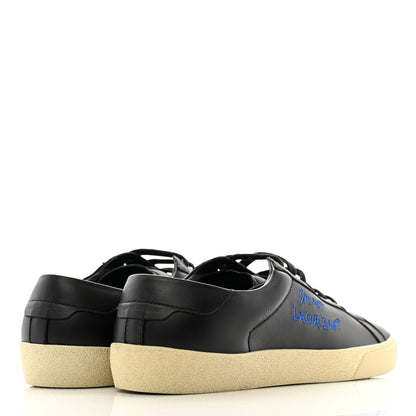 Saint Laurent Calfskin Court Classic Sneakers 41 Black 5 of 10