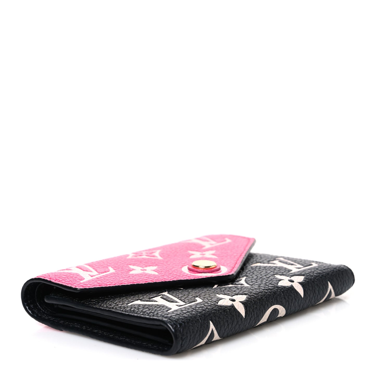 Empreinte Monogram Spring In The City Victorine Wallet Black White Pink