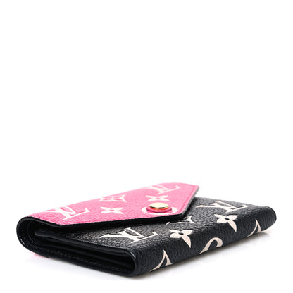 Louis Vuitton Empreinte Monogram Spring In The City Victorine Wallet Black White Pink 4 of 6