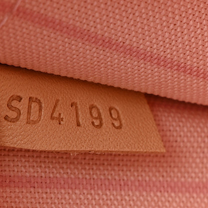 Louis Vuitton Damier Azur Neverfull MM GM Pochette Rose Ballerine 7 of 8