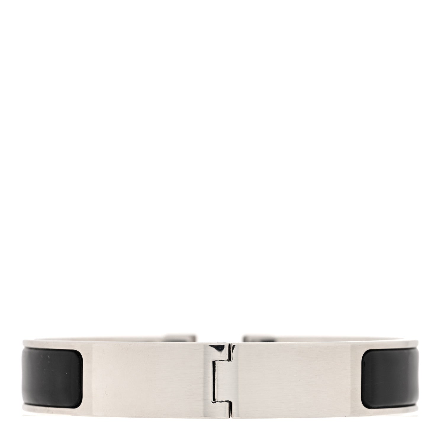Hermes Enamel Narrow Clic Clac H Bracelet PM Black 3 of 4