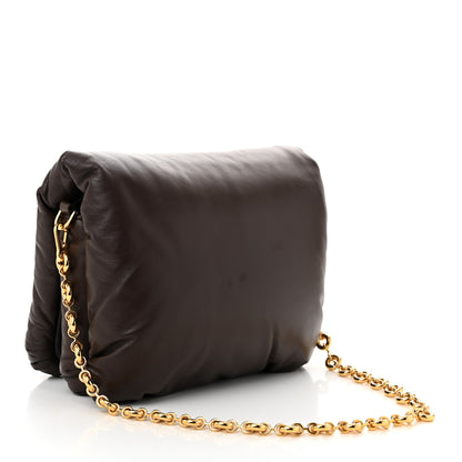 Loewe Lambskin Goya Puffer Bag Dark Chocolate 3 of 10