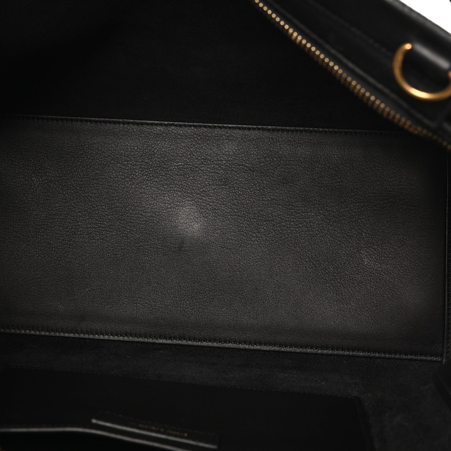 Calfskin Suede Small Monogram Downtown Cabas Black