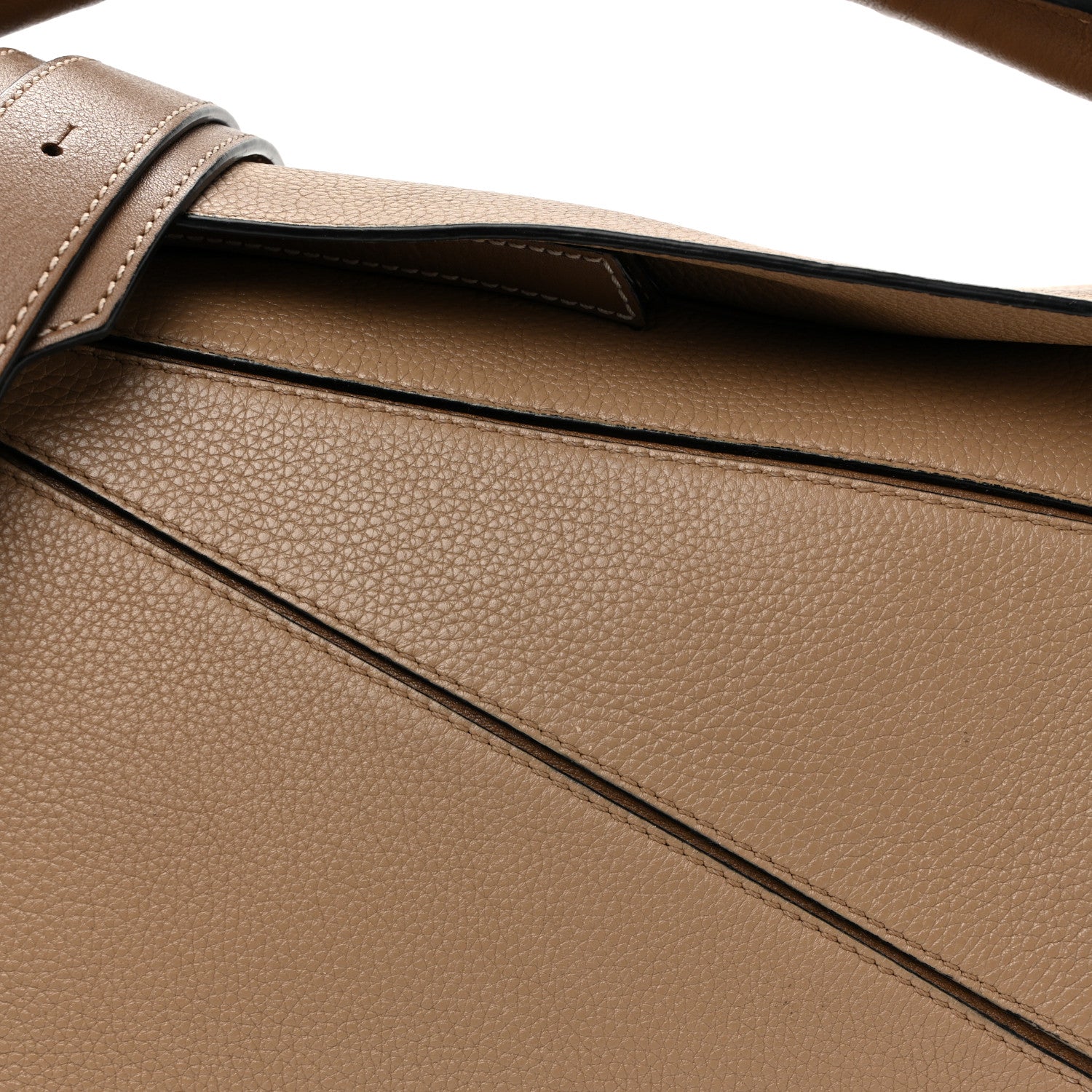 Loewe Calfskin Medium Puzzle Bag Sand Mink 7 of 9