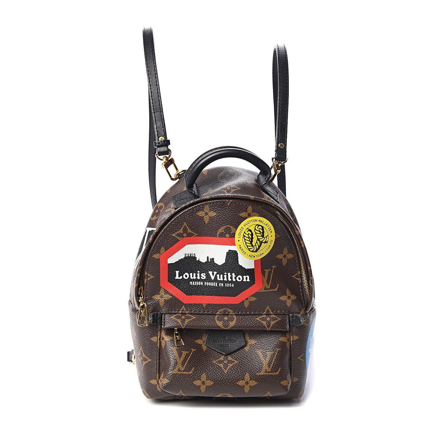 Louis Vuitton Monogram World Tour Palm Springs Backpack Mini 1 of 8