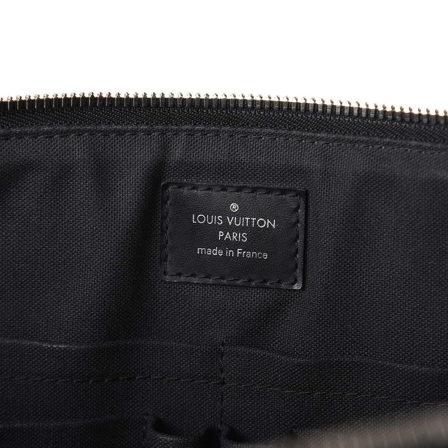 Damier Graphite Porte-Documents Jour