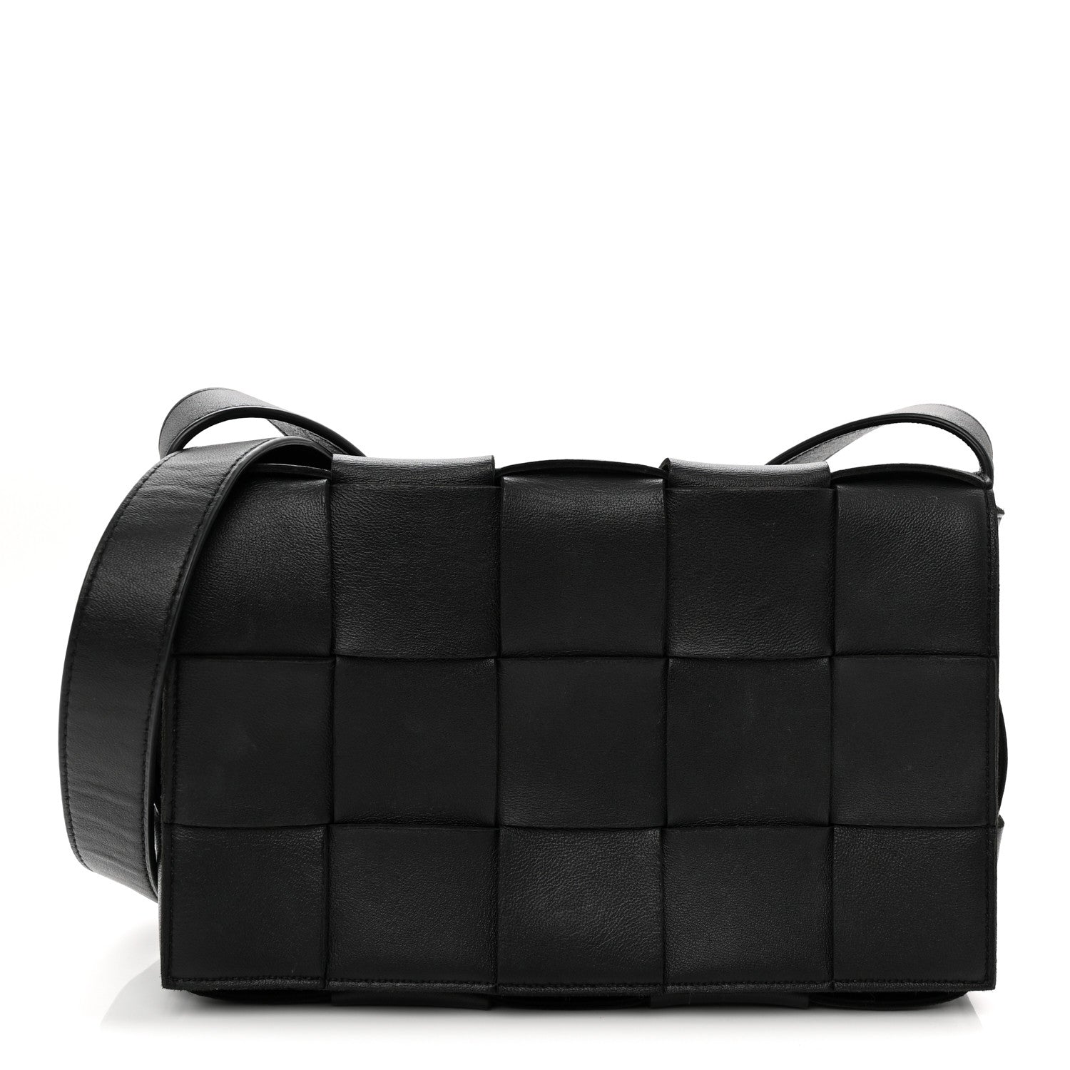 Bottega Veneta Nappa Maxi Intreccio Cassette Bag Black 2 of 19