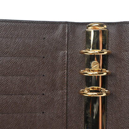 Louis Vuitton Damier Ebene Medium Ring Agenda Cover 7 of 10