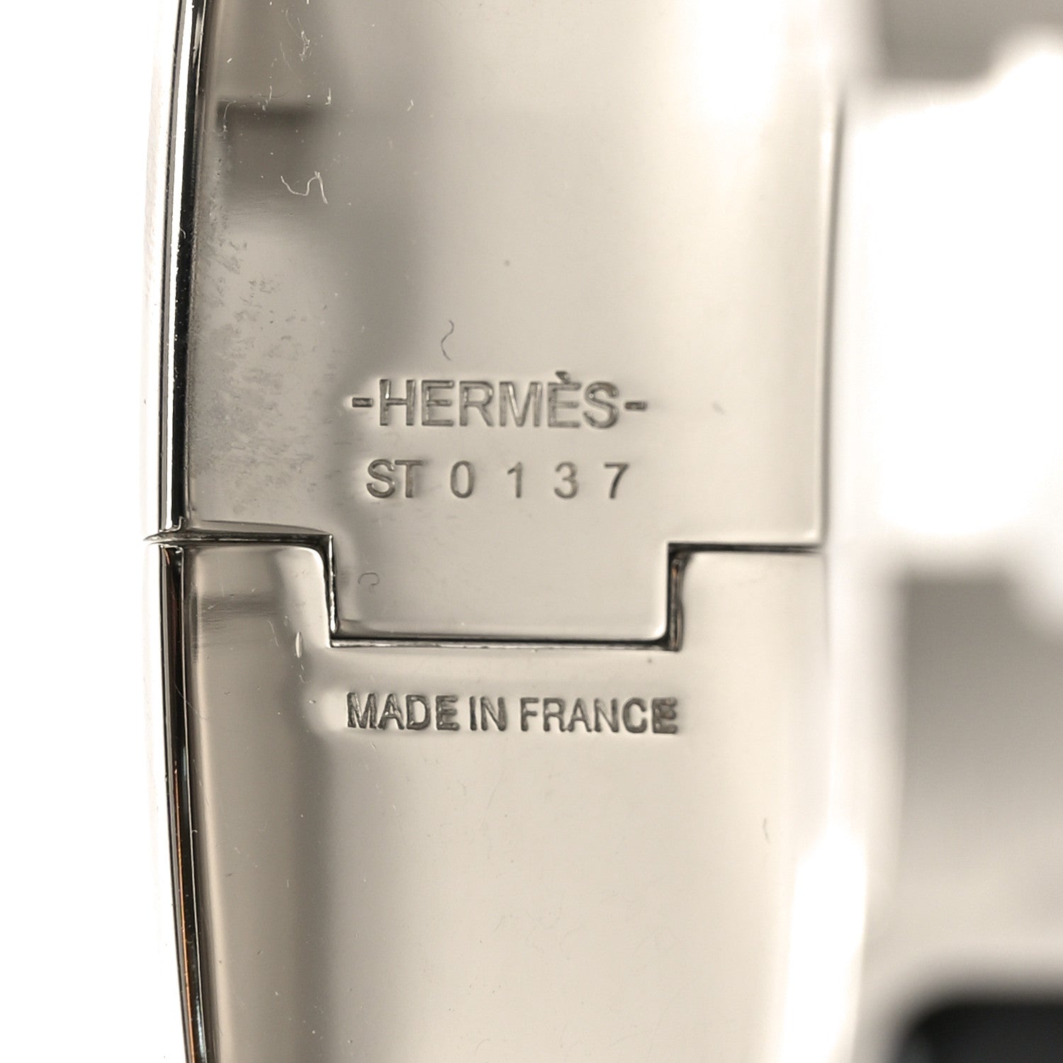 Hermes Enamel Clic Clac H Bracelet Wide GM Black 4 of 4