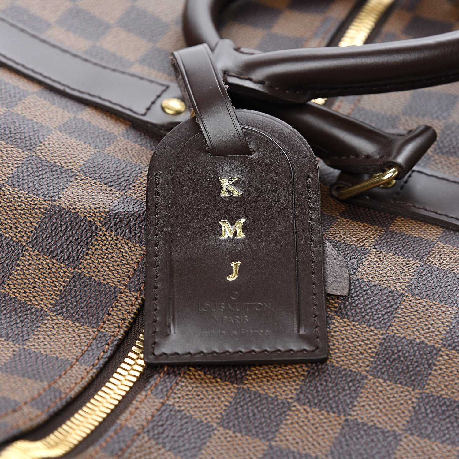 Louis Vuitton Damier Ebene Keepall Bandouliere 55 5 of 14