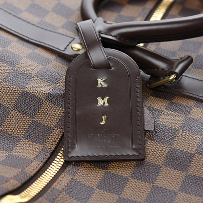 Louis Vuitton Damier Ebene Keepall Bandouliere 55 5 of 14