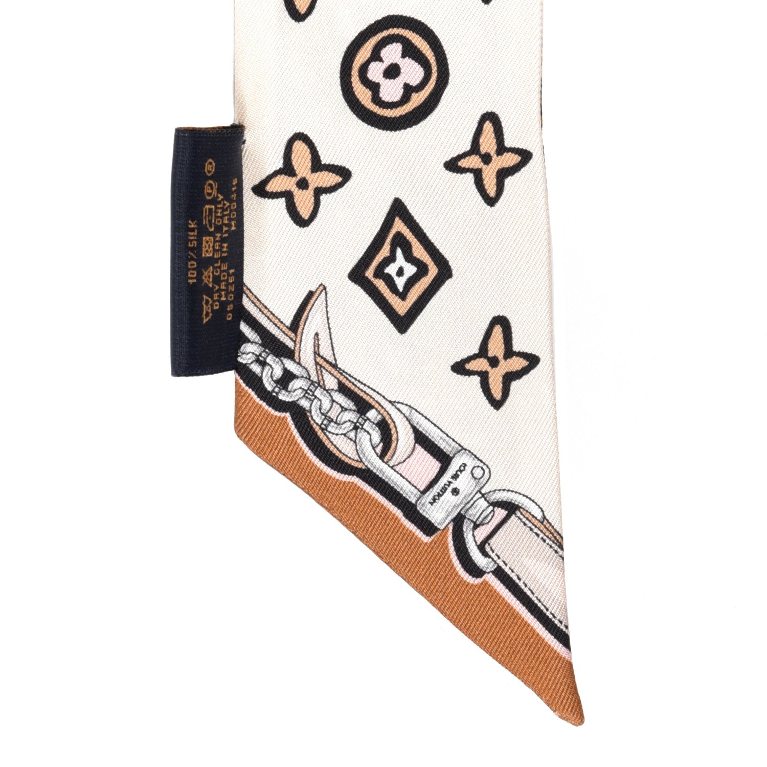 Louis Vuitton Silk Monogram Wild At Heart BB Bandeau Cream 3 of 4
