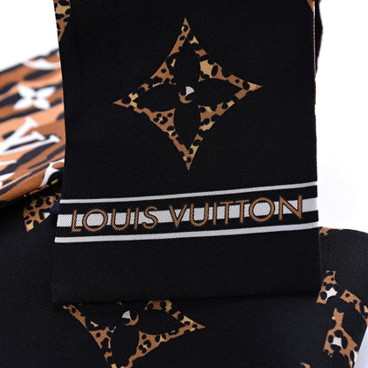 Louis Vuitton Silk Monogram Giant Jungle Bandeau Black 4 of 4