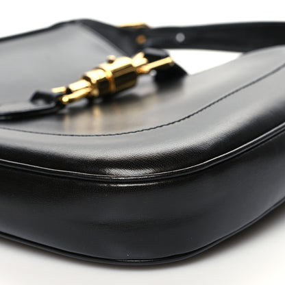 Gucci Boarded Dyana Lux Calfskin Small Jackie 1961 Hobo Black 14 of 17