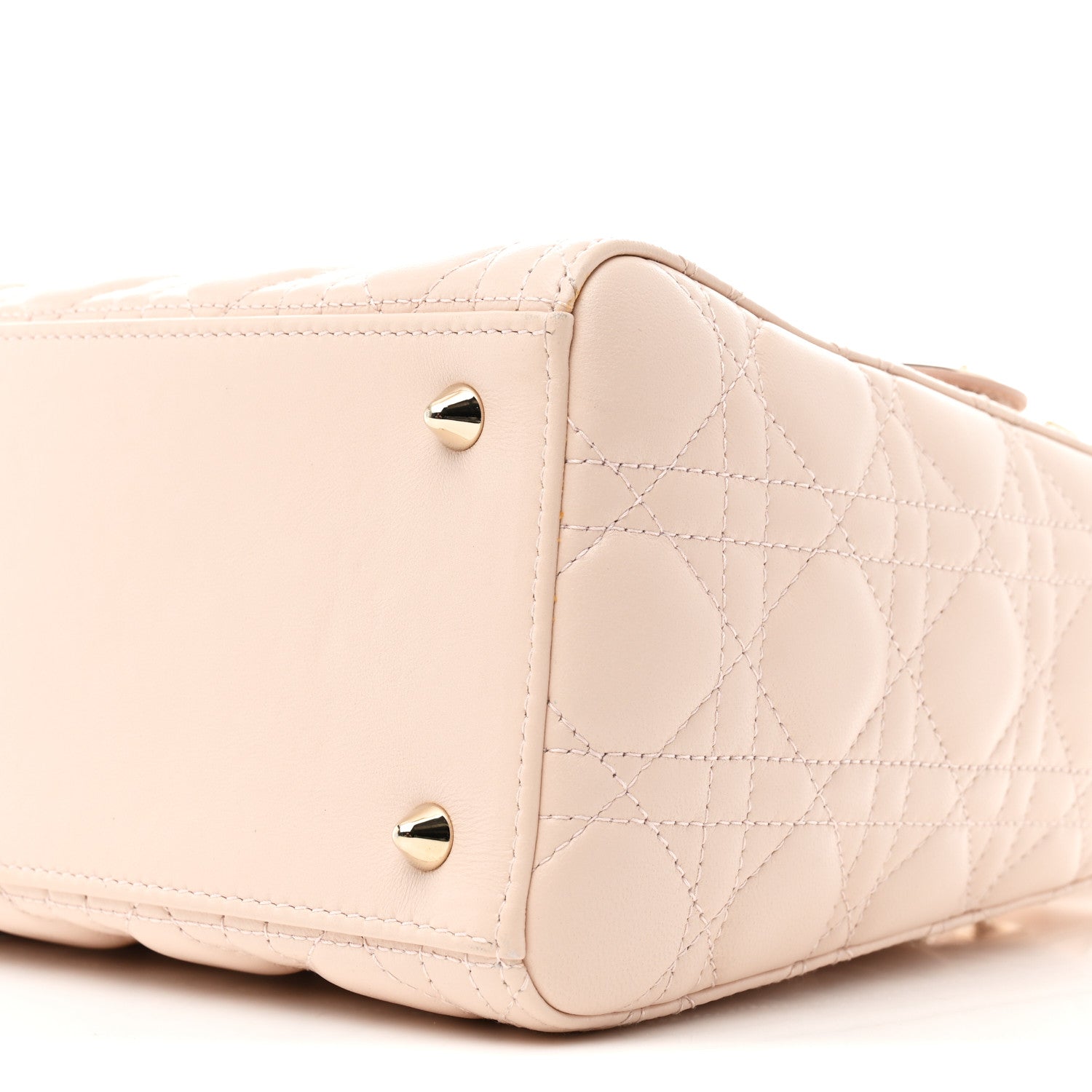 Christian Dior Lambskin Cannage Medium Lady Dior Light Pink 10 of 10