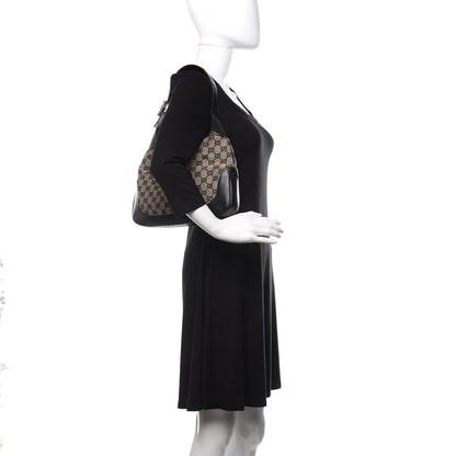 Gucci Monogram Small Jackie O Hobo Black 2 of 10