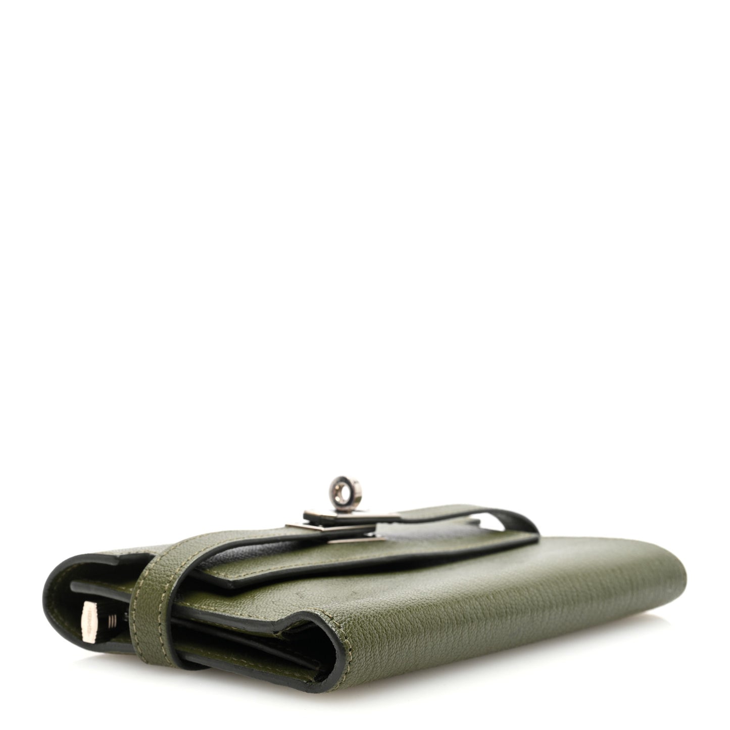 Chevre Mysore Kelly Medium Wallet Vert Veronese