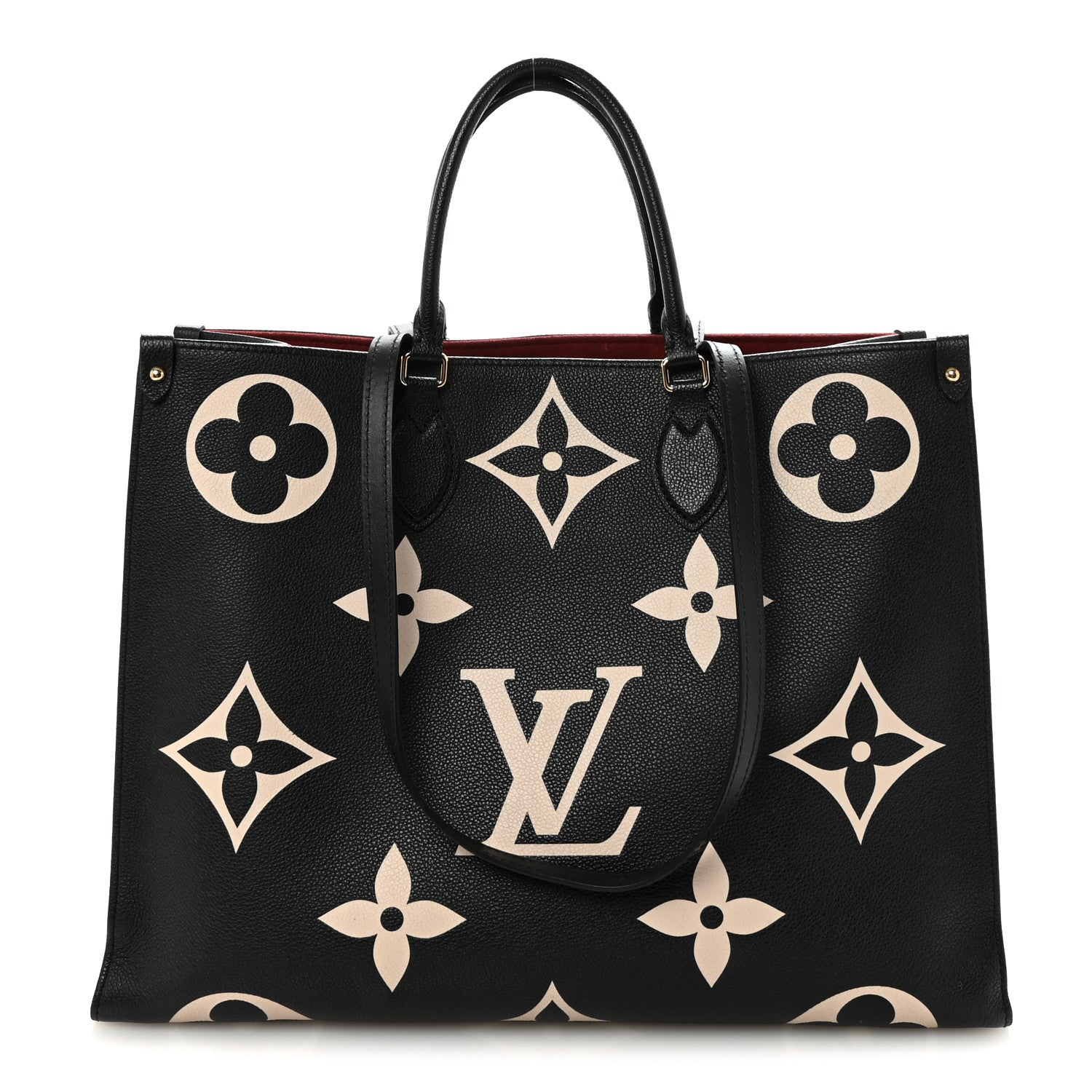 Louis Vuitton Empreinte Monogram Giant Onthego GM Black Beige 1 of 9