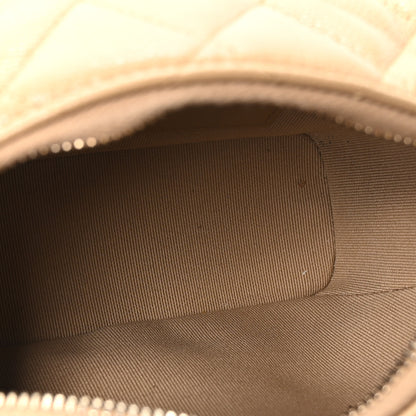 Chanel Caviar Quilted Hobo Clutch With Chain Dark Beige 5 of 11