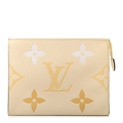 Louis Vuitton Empreinte Monogram Giant By The Pool Toiletry Pouch 26 Cream Saffron 1 of 6